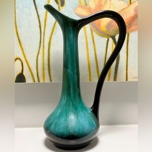 Blue Mountain Pottery Large Pitcher 12.5in Tall with Handle